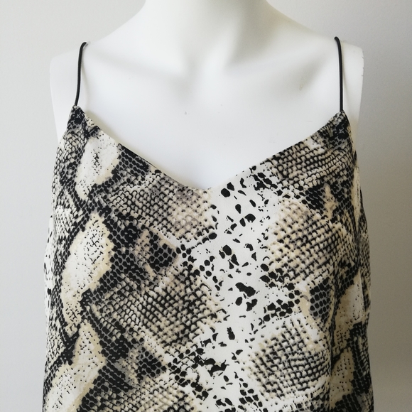 Timing Snake Skin Pattern Sz L Tank Top - Picture 2 of 6